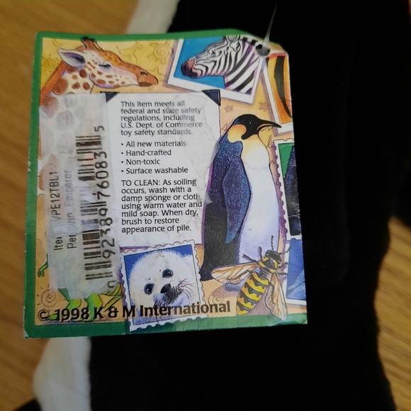 K&M Penguin Plush - NEW w/Tags , 1998 - Picture 7 of 9